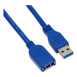 Cabo Usb Multilaser 3 0 Macho Fêmea 1 8m Wi210 Azul