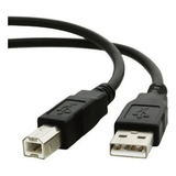 Cabo Usb Para Impressora Universal Padrão Epson Hp Kodak 1 5 Cor Preto