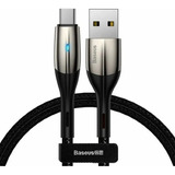 Cabo Usb Tipo C Baseus Reforçado Carregamento Turbo 3a 1 M