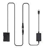 Cabo USB Tipo C PD Para Bateria Fictícia EP 5A Acoplador DC EN EL14 Substituição Para Nikon D5600 D5500 D5100 D5200 D5300 D3200 D3100 D3300 D3400 D3500 DF P7800 P7700 Black