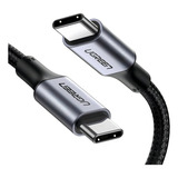 Cabo Usb Ugreen 70427 Com Entrada Usb Tipo C Saída Usb Tipo C 1 Metro