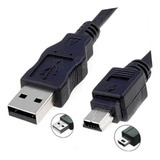 Cabo Usb V3 5pin Mini b 1 50m Compatível Canon Sx270 Sx610