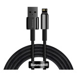 Cabo Usb X Lightning Reforçado Baseus 1m Para iPhone iPad