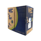 Cabo Utp Wec Cabos Weclan Cat5e