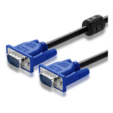 Cabo Vga Para Monitor Macho Tv Pc Câmeras 1 8 Metros Blindad