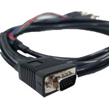 Cabo Vga X 5 Bncs Macho Monitor Cftv Pc 3 Metros Db15x Bn Cm