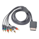 Cabo Vídeo Componente Xbox 360 Audio Vídeo Fat Ou Slim 2 5m
