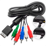 Cabo Vídeo Ps2 Ps3 Alta Definição Hdtv Led E Lcd Componente