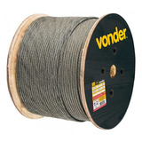 Cabo Vonder De Aço Galvanizado Alma De Fibra 3 18mm 1 8 6 X 7 100 Metros