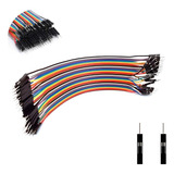 Cabo Wire Jumper 20cm 40 Fios Macho macho Protoboard Arduino