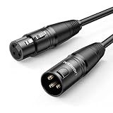 Cabo Xlr Macho Macho P Microfone 5 Metros Preto Áudio Profissional Conexão Plug And Play MPOWER