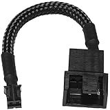 Cabos Adaptadores De Ventilador CRJ Micro De 2 Pinos Pacote Com 2 10 Cm 4 Polegadas Manga Preta Conecte Ventiladores De PC De 3 Pinos E 4 Pinos A Conectores Micro JST PH De 2 Pinos De 2 0 Mm