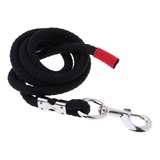 Cabresto De Cordas De Chumbo Equestre De 14 Mm Preto 2 M