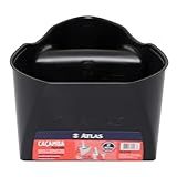 Caçamba Plástica De Mão Capacidade 2 Litros Cor Preto Atlas