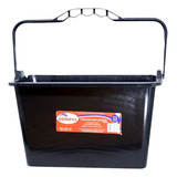Caçamba Plástica Pintura 11 Litros Preta Para Rolo 23cm