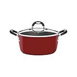 Caçarola De Alumínio Com Revestimento Interno De Antiaderente Dimetro 22Cm Tramontina Mônaco 20860722 Vermelho