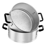 Caçarola Panela Cozimento Legumes A Vapor Aluminio Ref 4190