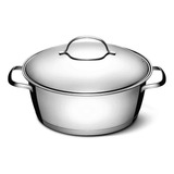 Caçarola Rasa Tramontina Aço Inox 24cm 4 2 Litros Fundo Triplo Indução Allegra 62653240