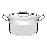Caçarola Tramontina Professional Funda Tampa Plana 3 6l Cor Inox