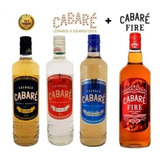 Cachaça Cabaré Kit Ouro Prata Amburana Fire Lançamento