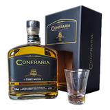 Cachaça Confraria Three Woods Garrafa Especial C Copo 750ml