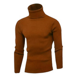 Cacharrel Blusa Tricot Lã Masculina Canelada