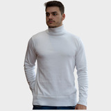 Cacharrel Blusa Tricot Lã Masculina Gola Alta Barata