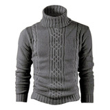 Cacharrel Casaco Blusa Tricot Lã Masculina Canelada Ref 818