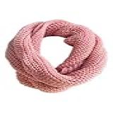 Cachecol Gola De Tricot Lã Duas Voltas R049 Rosa 