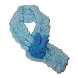 Cachecol Infantil Lenço Echarpe Menino Menina Bichinho Pelúcia Quentinha Inverno Proteção Frio Cor Azul Tamanho único