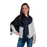 Cachecol Lenço Echarpe Pashmina Xale Inverno Frio Feminino Preto Único