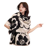Cachecol Lenço Echarpe Xale Premium Florido Feminina Inverno
