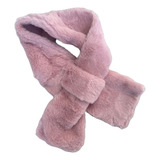Cachecol Lenço Gola Infantil Criança Menino Menina Inverno Cor Rosa Desenho Do Tecido Lisa