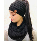 Cachecol Mas A Touca De Tricô Varias Cores Promoção