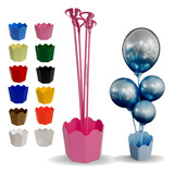 Cachepô Com Pega Balão Kit 5 Unidades
