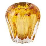Cachepot De Murano Importado Vasinho Âmbar 12cm