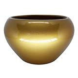 Cachepot Vasinhos Para Arranjo Vaso Centro De Mesa Cerâmica Orquídea Suculentas Tam G Ouro 