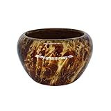 Cachepot Vasinhos Para Arranjo Vaso Centro De Mesa Cerâmica Orquídea Suculentas Tam M Marrom 
