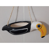 Cachepot vaso Tucano P pendurar Cerâmica Plantas Suculentas