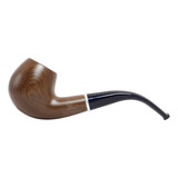 Cachimbo De Acrílico Curvo Marrom Escuro Tabe Da Mata