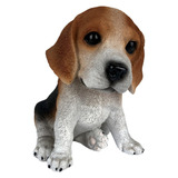 Cachorro Beagle Estatueta Resina Decoração Pet