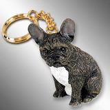 Cachorro Bulldog Francês Chaveiro Importado Miniatura