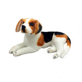 Cachorro Pelúcia Beagle Deitado 42 Cm