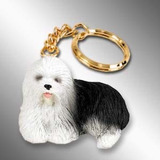 Cachorro Sheepdog Chaveiro Importado Japonês Miniatura Cães