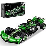 CaDA C55032W Kick Sauber F1 Team C44 Racing Building Set-MOC 1-24 Racing Car Brick Kit-Collectible Display Model For Adults Home Decor-314 Pcs-