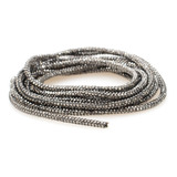 Cadarço Strass Tubo Bota Feminino 1 Metro Frete Gratis 1par