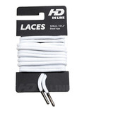 Cadarços Hd Inline Para Patins Pontas De Metal Branco