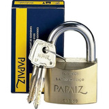 Cadeado 50mm Crt 50 Papaiz C 2 Chave Tetra Forte Seguro