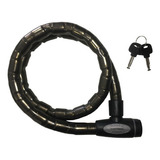 Cadeado Articulado Maxtrava 22 Mm X 1200 Mm Com Chave Cor Preto