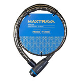 Cadeado Articulado Para Moto 18x1200mm Maxtrava Max200 Preto